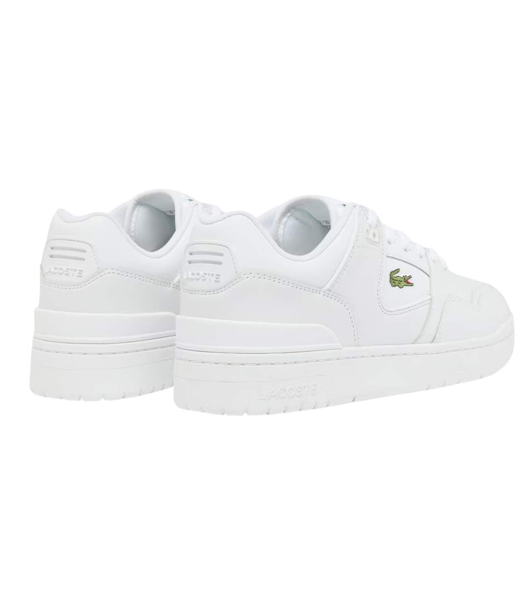 Mens Court Cage Leather Trainers White Lacoste-2