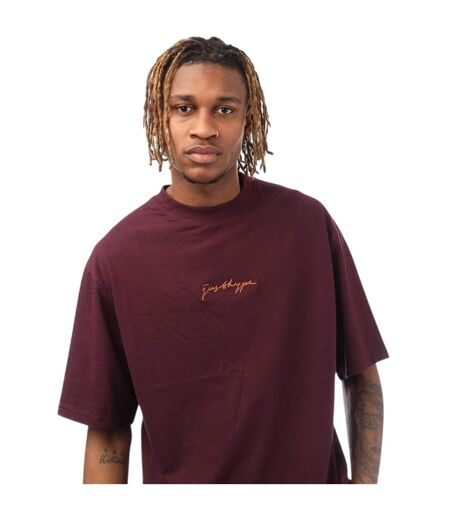 Mens Signature Logo Oversized T-shirt Purple Hype