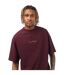 Mens Signature Logo Oversized T-shirt Purple Hype-4