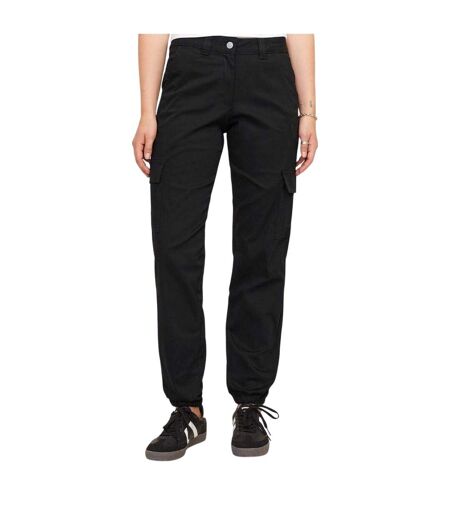 Womens/ladies Kendal Cargo Trousers Black JJXX