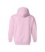 Sweatshirt à capuche unisexe rose clair Gildan