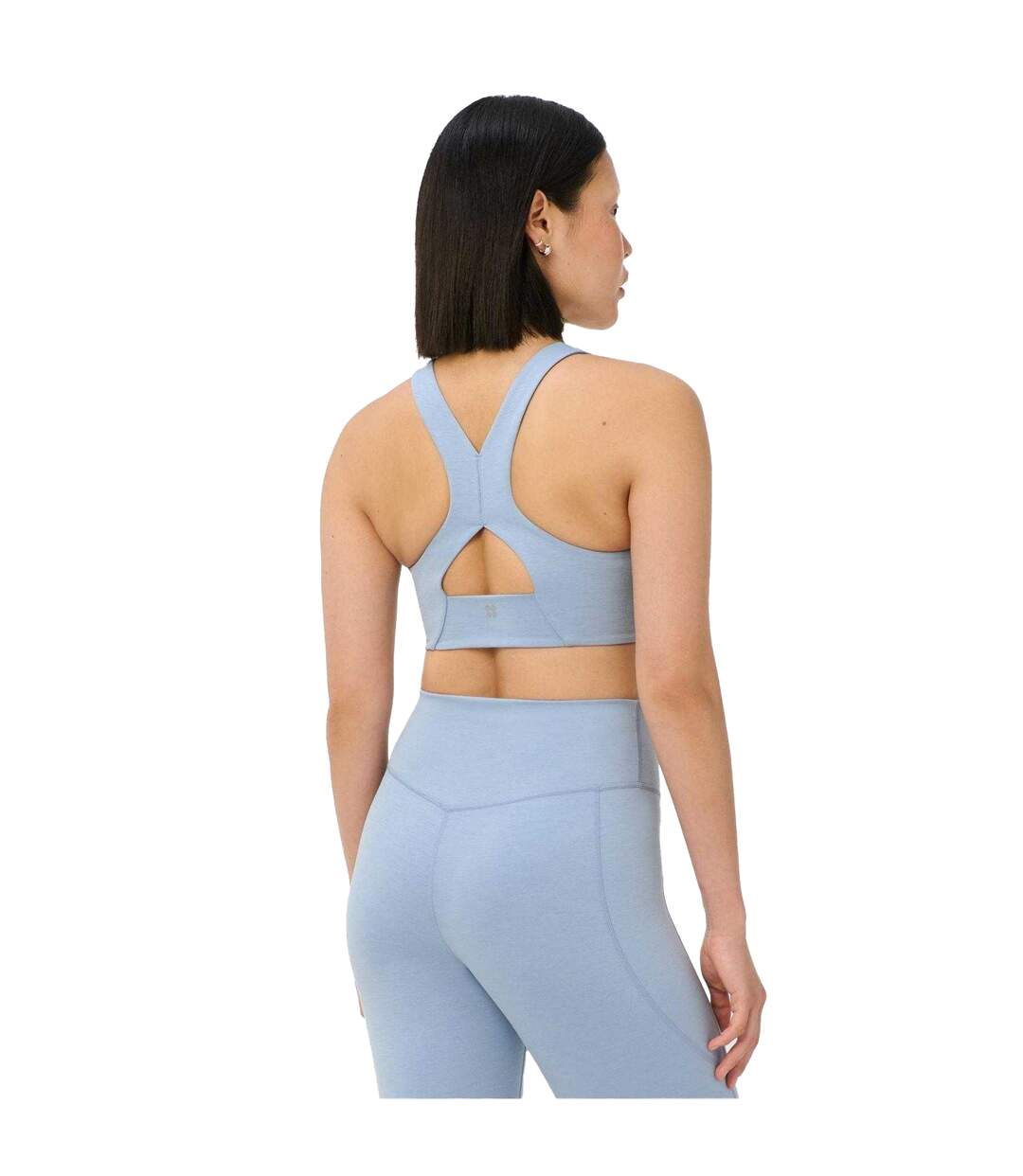 Womens/ladies Non-wired Sports Bra Lagoon Blue Sweaty Betty-3
