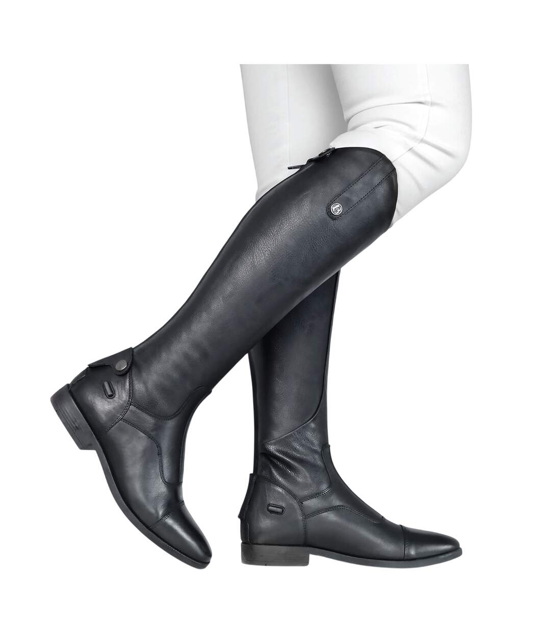 Bottes Hautes D´équitation Motif/style 3d Casperia V2 Adulte Noir Brogini-1