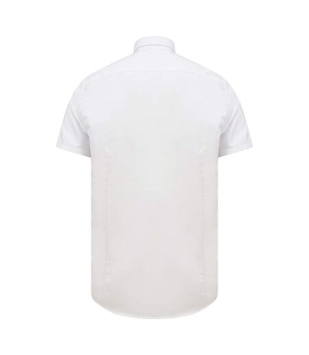 Chemise formelle modern homme blanc Henbury