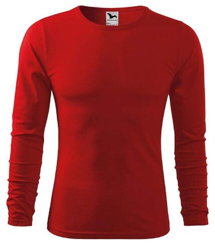 T-shirt manches longues - Homme - MF119 - rouge