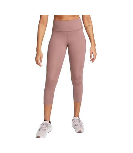 Legging rose pale femme nike fast crop - l