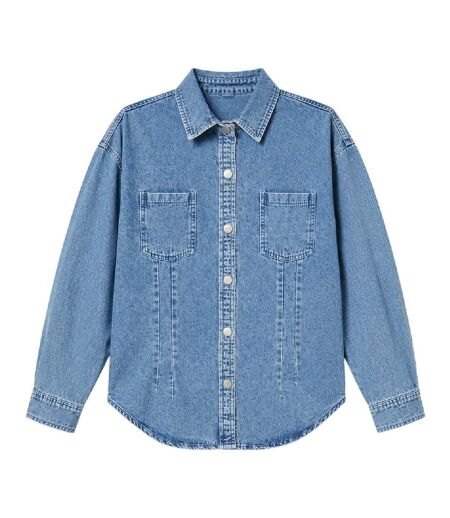 Chemise Femme Bleu Missy Empire
