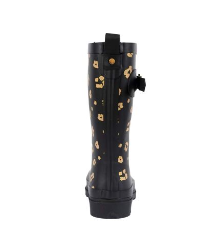 Bottes de pluie celeste femme beige / noir Trespass