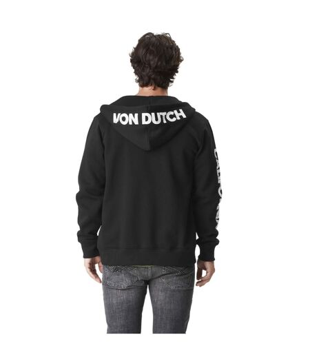 Sweat homme zippé à capuche California Vondutch