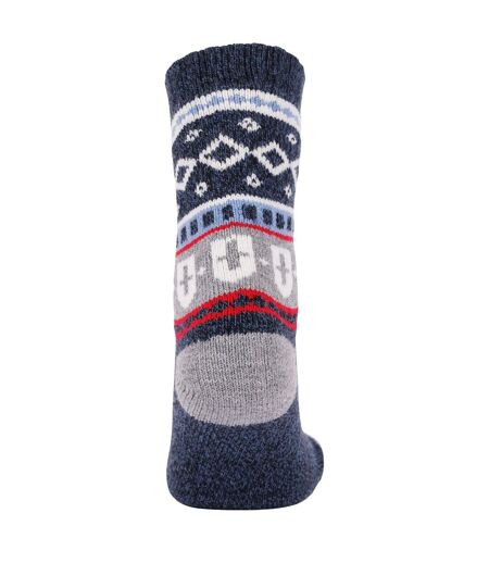 Chaussettes Motif/style Festif Larsen Adulte Bleu Marine À Motifs Trespass