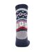 Chaussettes Motif/style Festif Larsen Adulte Bleu Marine À Motifs Trespass-2