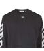 T-shirt Manches Longues Motif/style Imprimé Sur Manche Homme Noir Off White-3