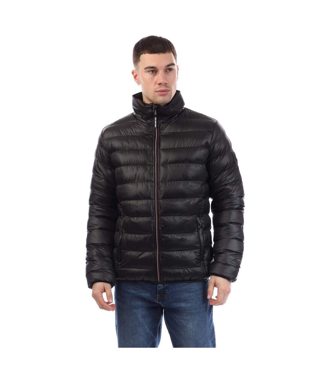 Mens Shemmy Two Quilted Jacket Black Duck And Cover-1