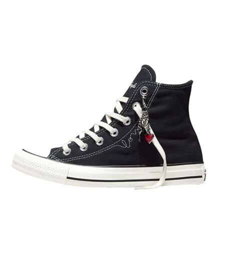 Baskets Montantes Chuck Classic Hi Femme Noir Blanc Converse