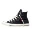 Baskets Montantes Chuck Classic Hi Femme Noir Blanc Converse-2