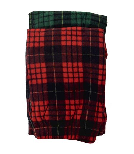 Pantalons De Détente Motif/style Tartan Homme Rouge Vert Keanu