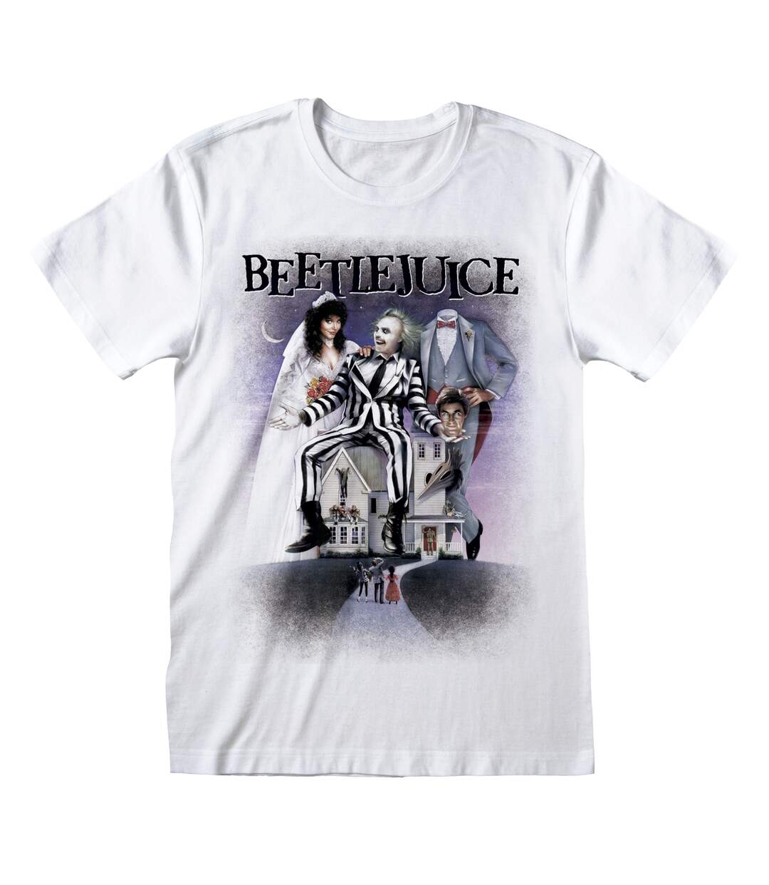 Beetlejuice - T-shirt - Adulte (Blanc) - UTHE230-1