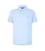 Mens 1985 Embroidered Logo Polo Shirt Breezy Blue Tommy Hilfiger-1