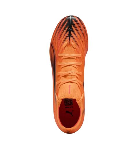 Womens/ladies Ultra Match+ Firm Ground Football Boots Orange Black Puma