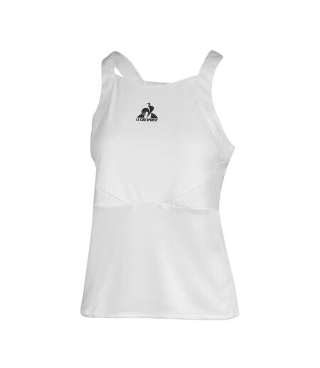 Top blanc femme le coq sportif tennis pro