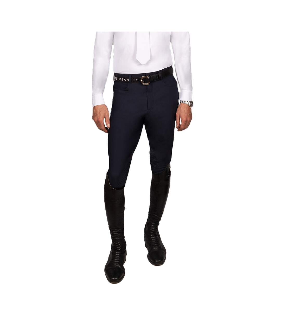 Mens Blythe Competition Breeches Navy Coldstream-1