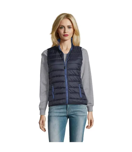 Veste Sans Manches Wave Femme Bleu Marine SOLS