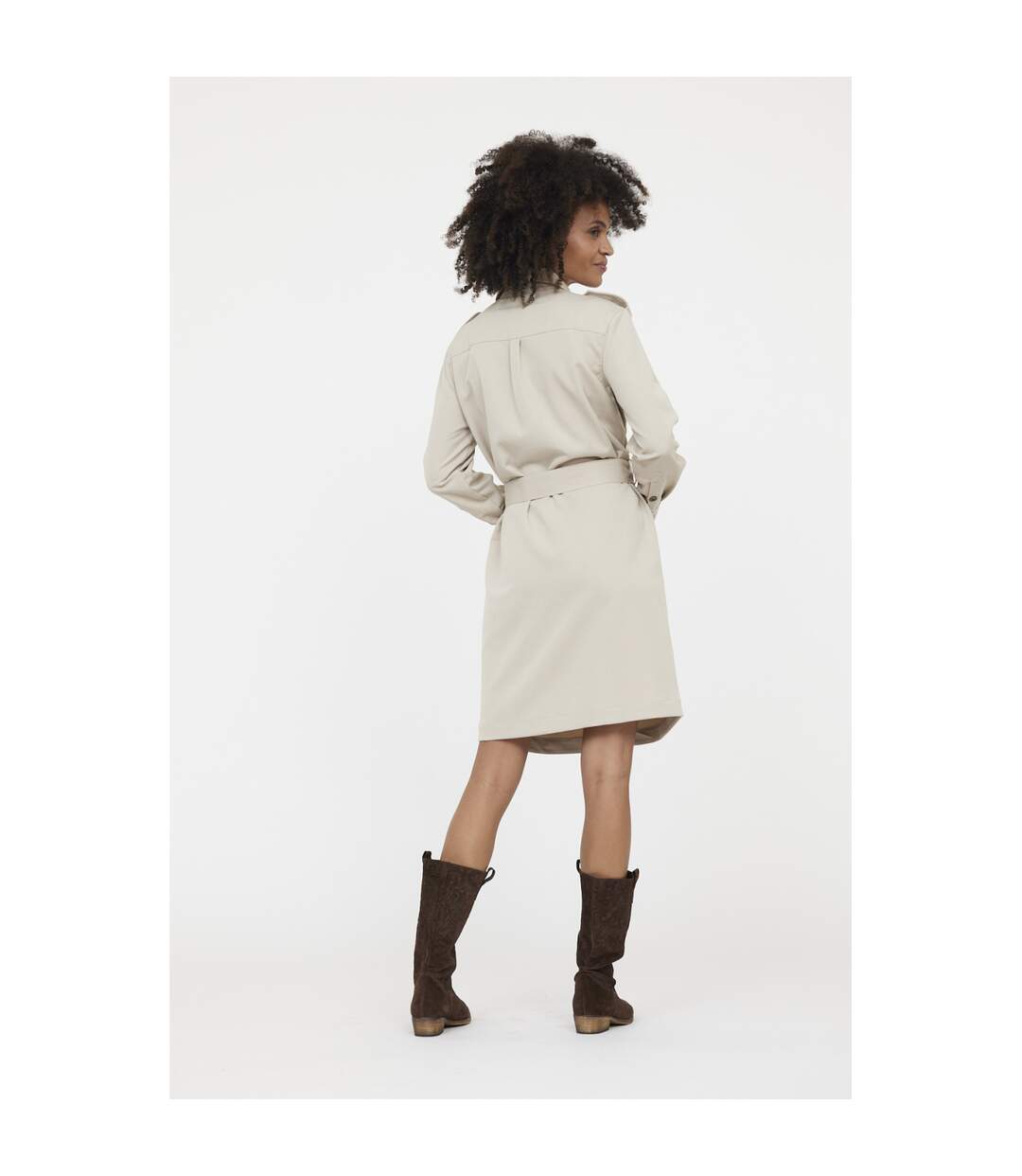 Robe manches longues polyester regular + LAMIKA-4