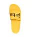 Claquettes Motif Logo Adulte Jaune Palm Angels-3