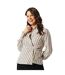 Chemise Motif/style Rayé Femme Marron Biba-4