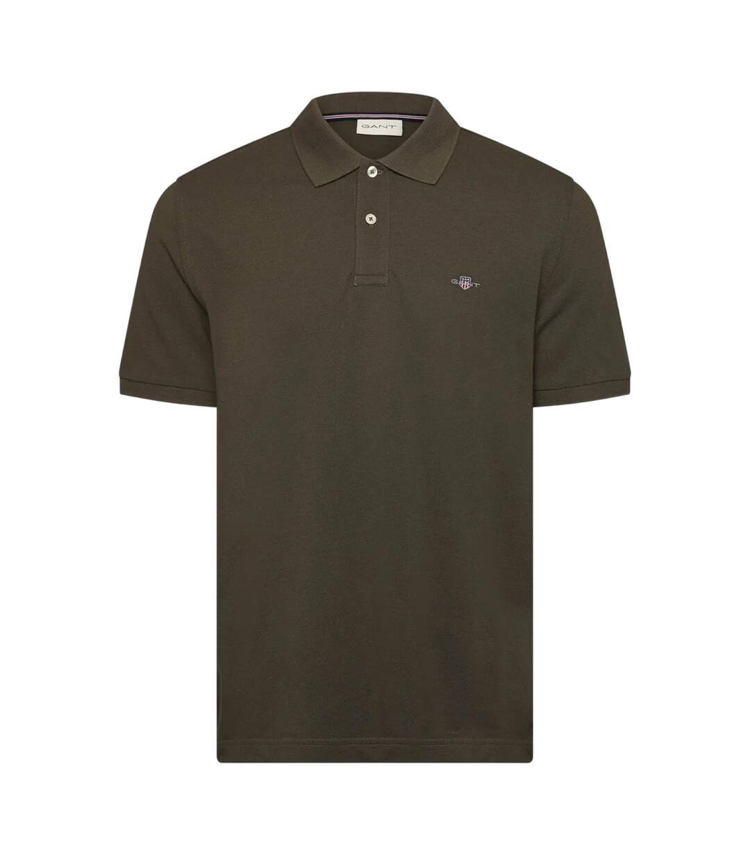 Polo Motif/style Logo Brodé Homme Vert Émeraude Gant-1