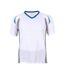 T-shirt Club Tech Homme Blanc Bleu Roi Cona Sports-1