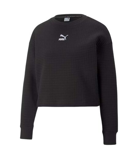 Pull Manches Longues Motif/style Matelassé Unstoppable Femme Noir Under Armour