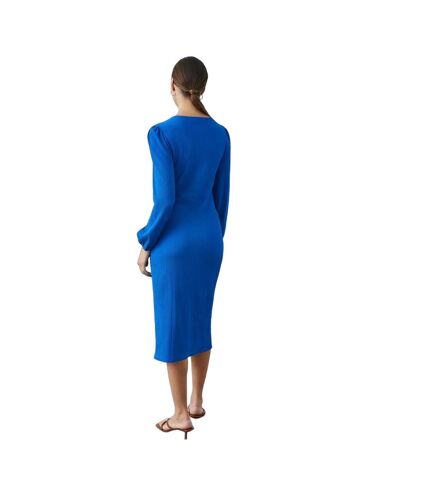 Robe mi-longue femme bleu cobalt Principles