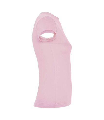Roly Womens/Ladies Jamaica Short-Sleeved T-Shirt (Light Pink) - UTPF4312