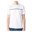 T-shirt Blanc Homme Calvin Klein Jeans Split Line - L-1