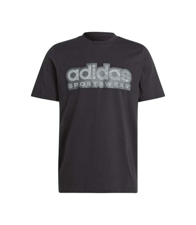 Mens Tiro Graphic T-shirt Black Adidas