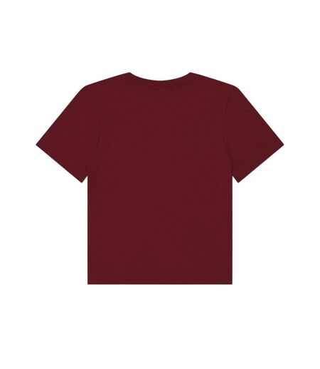 T-shirt Femme Bordeaux Foncé Bella + Canvas