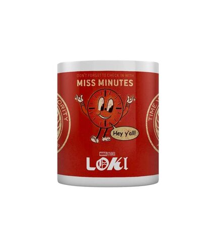Loki Miss Minutes Mug (White/Red/Gold) (One Size) - UTPM1444