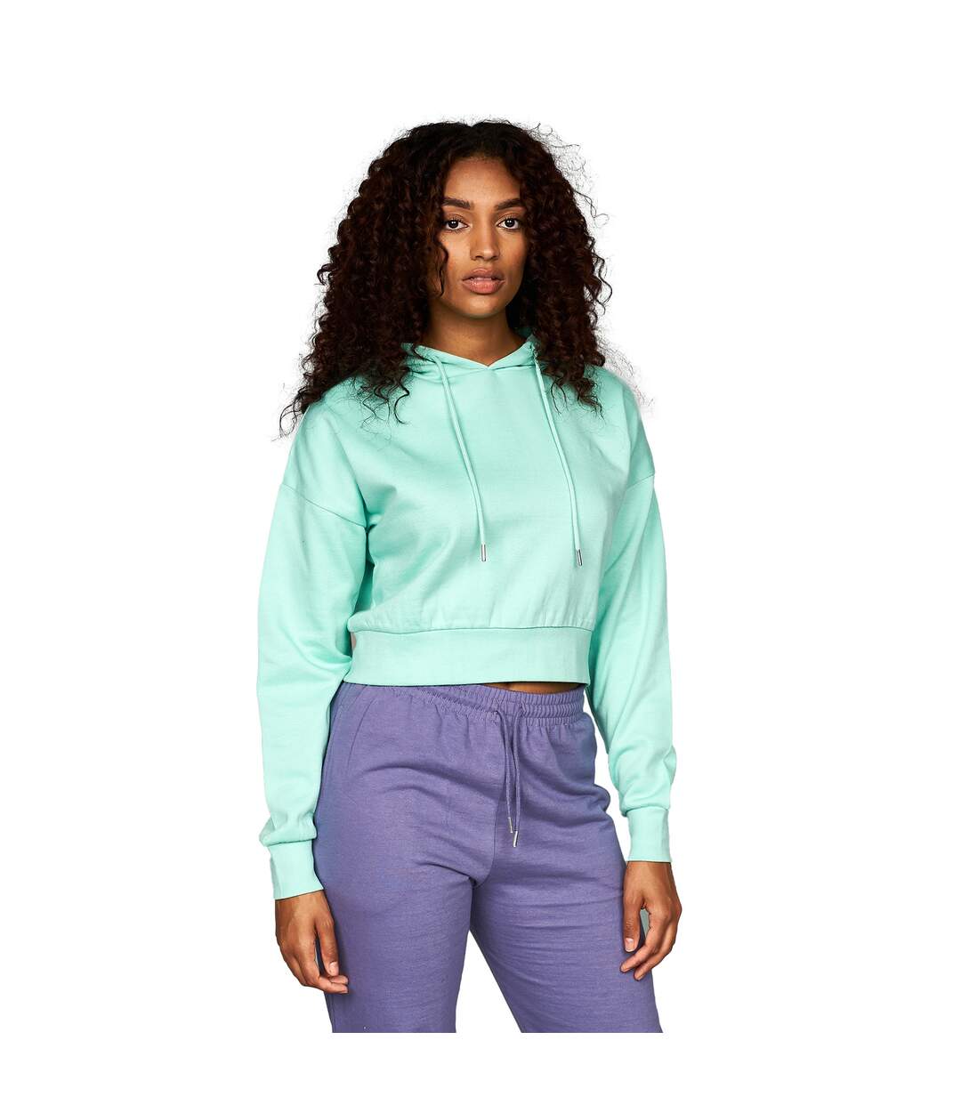 Sweat à capuche danica femme vert menthe Juice