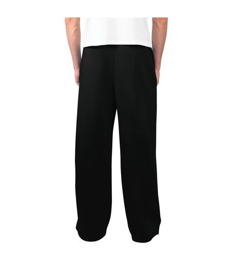 Unisex Adult Loose Fit Jogging Bottoms Black Casual Classics