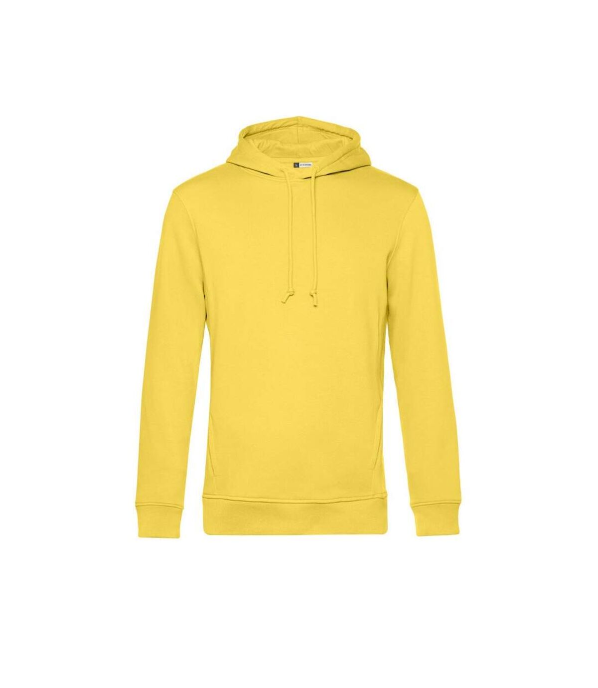 B&C Mens Organic Hooded Sweater (Yellow Fizz) - UTBC4690