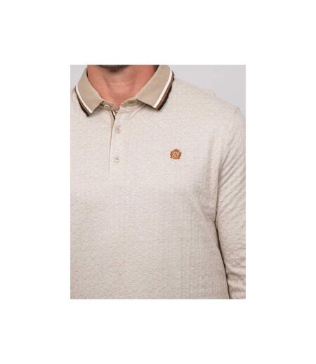 Polo jacquard col rayé manches longues PIRATAXO