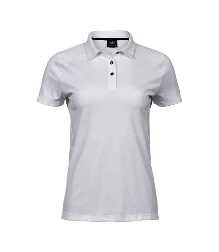 Polo luxury femme blanc Tee Jays