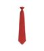 Premier Mens Fashion ”Colours” Work Clip On Tie (Red) (One Size) - UTRW1163