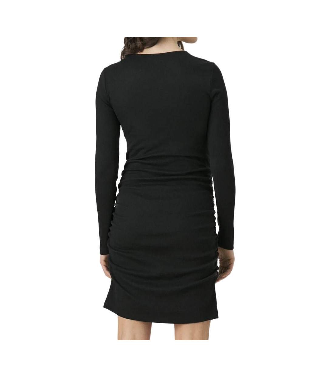 Robe de Grossesse et Allaitement Noire Femme Mamalicious Emily - L