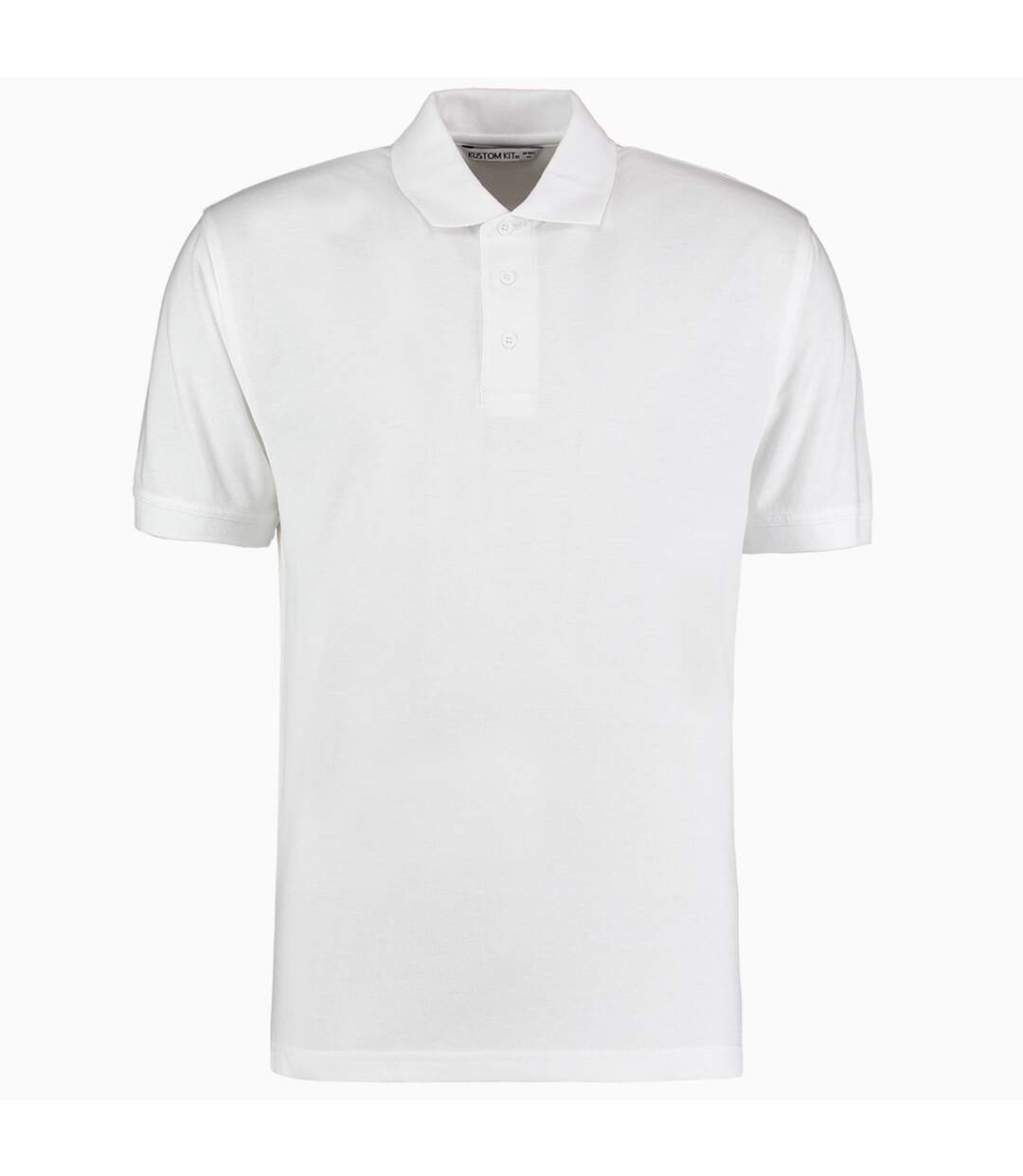 Polo klassic homme blanc Kustom Kit