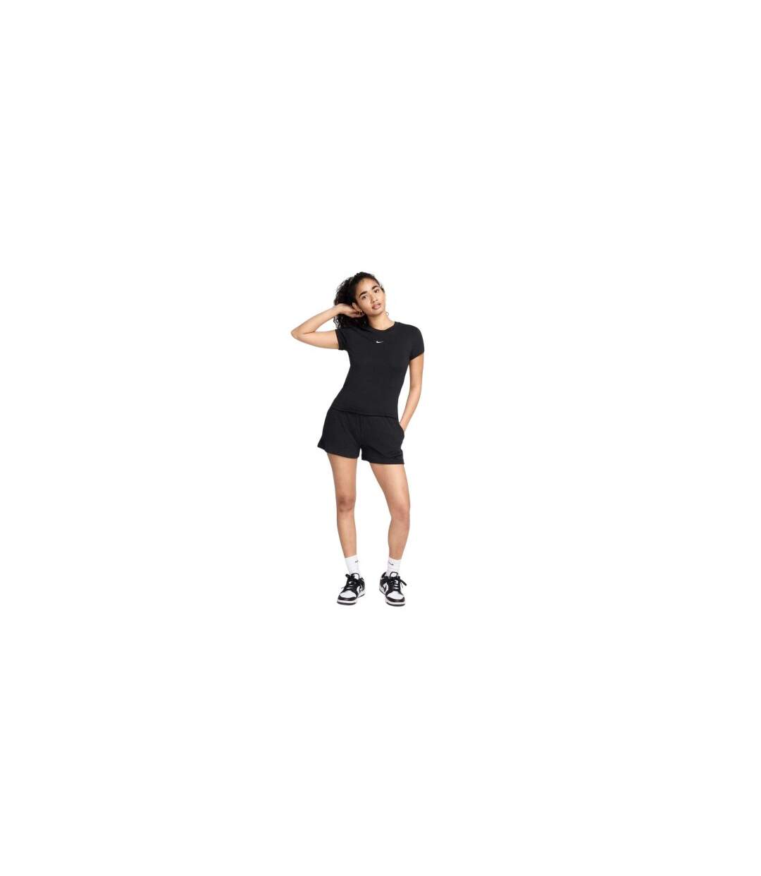 T-shirt Chill Femme Noir Blanc Nike-1