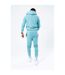 Hype Pantalon de jogging délavé à l'acide pour hommes (Bleu sarcelle) - UTHY5156