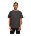 Mens Heavyweight Oversized T-shirt Black Build Your Brand-1