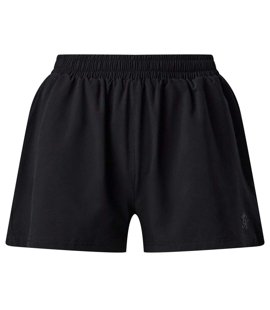 Womens/ladies Victory Performance Shorts Black Gym King-2